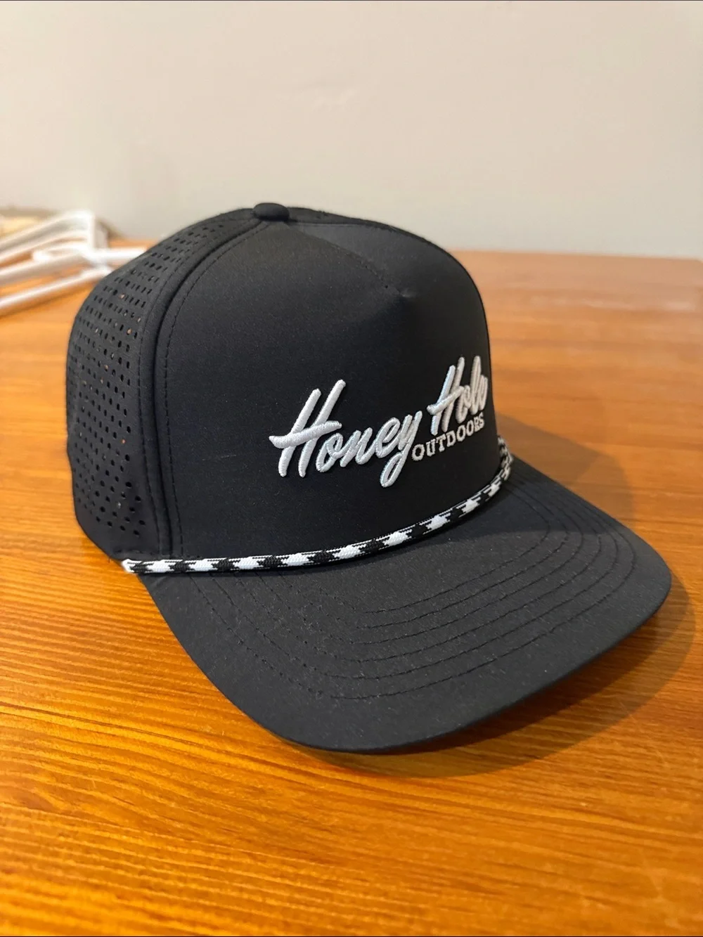Men's Black Honey Hole Outdoors Hat